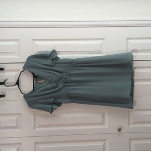 Mint green dress